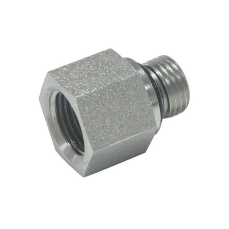 Bailey ADAPTER STRAIGHT FORGED STEEL 1 1/16-12 MALE ORING BOSS TO 1-11 1/2 FEMALE PIPE 471307